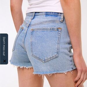 Abercrombie & Fitch Light Blue Jean Shorts